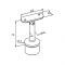 Support main courante Inox 304 - Orientable - Plat