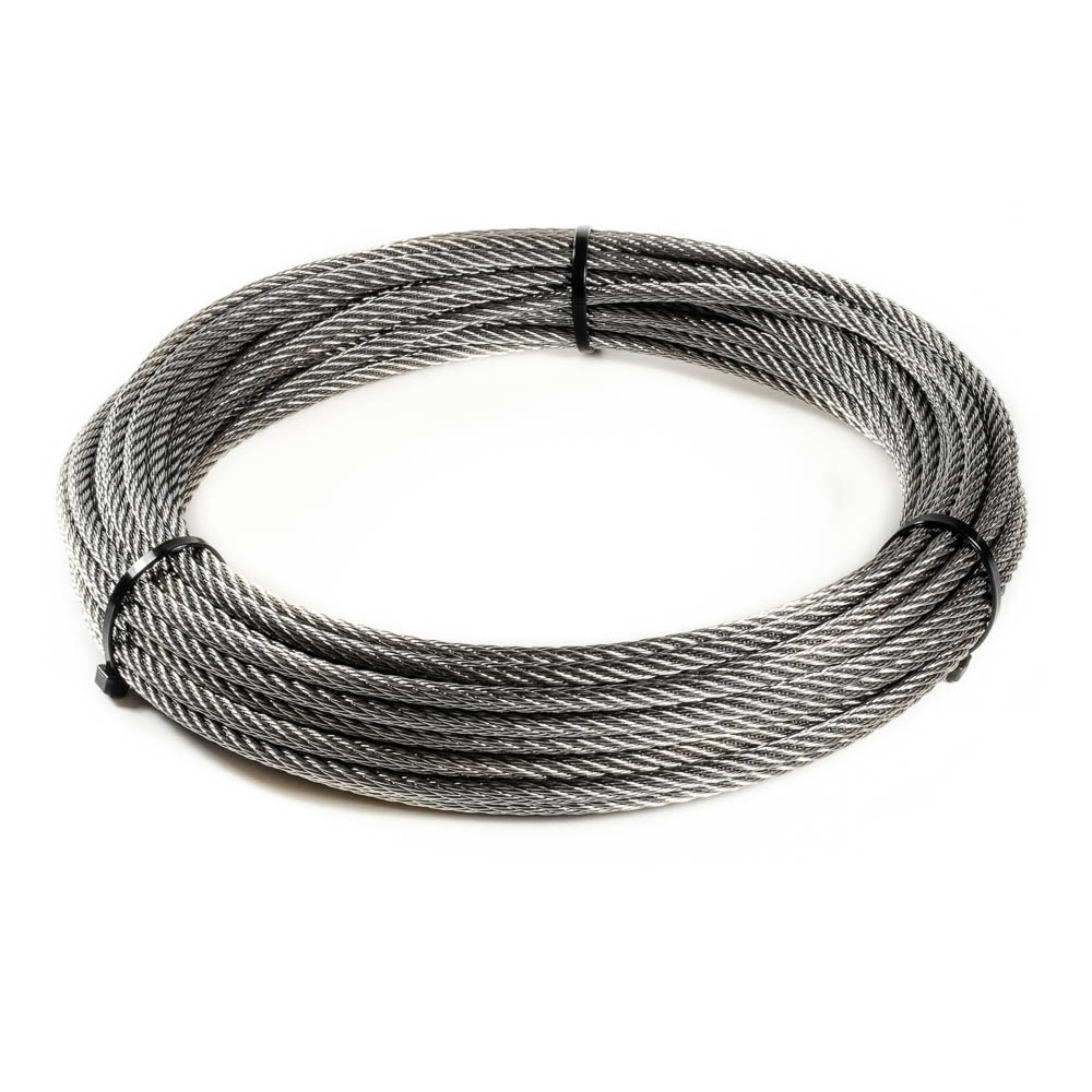 100m câble acier inox 4mm cordage torons 7x19 - Cdiscount Bricolage