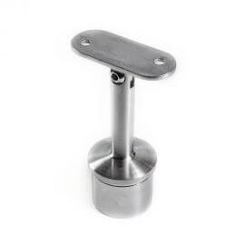 Support main courante Inox 304 - Orientable - Plat