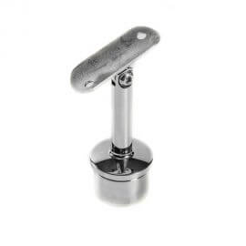 Support main courante Inox 316 Poli - Orientable - 42mm
