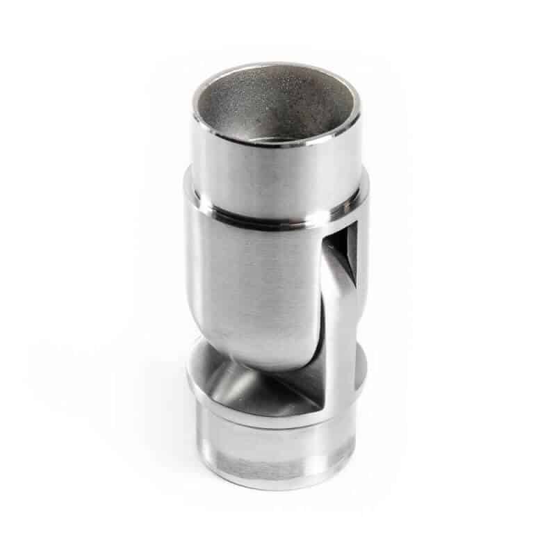 Raccord orientable pour tuble inox - Finition : Brossé - Matériau : Inox  316 - Pour tube de diamètre : 42,4 mm - ITAR