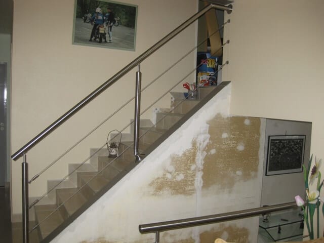 rampe inox et renovation escalier