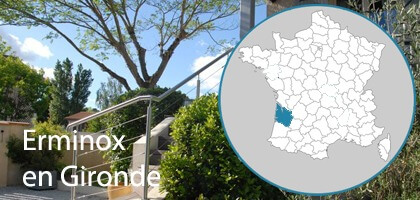 Un garde-corps à câbles inox en Gironde (33)