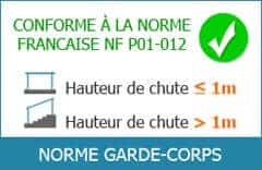 Normes garde-corps